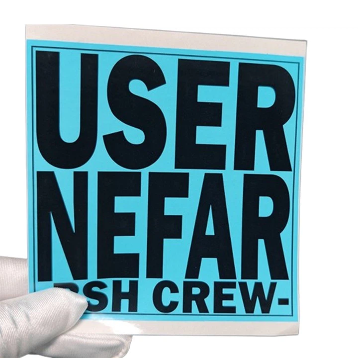 Destructible Vinyl Custom Eggshell Sticker Printing